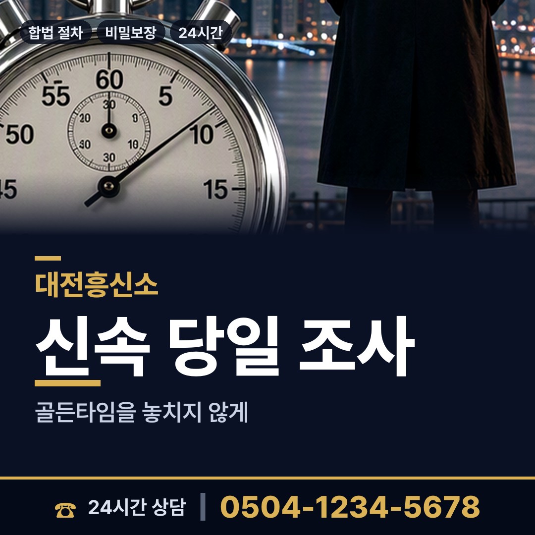 대전 판암1동 배우자외도탐정 상담 안내
